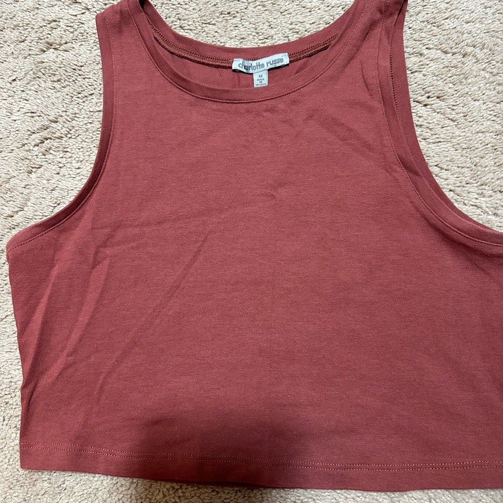 New Charolette Russe Medium crop top tank top